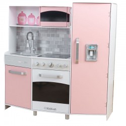 Bucatarie moderna  roz mare de joaca - Large Play Kitchen Kidkraft Pink